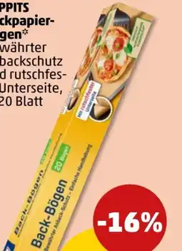 PENNY Toppits Backpapier Bögen Angebot