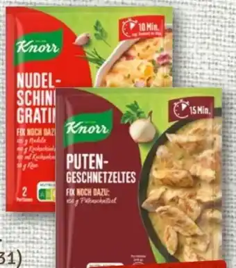 nahkauf Knorr Fix Nudel-Schinken Gratin Angebot