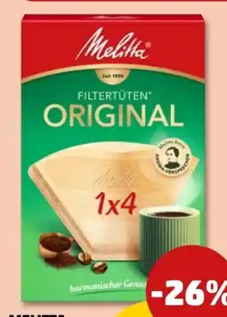 PENNY Melitta Filtertüten Original Angebot