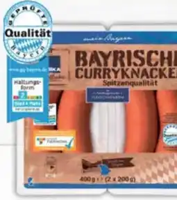 E-Center Edeka Heimatliebe Bayrische Curryknacker Angebot
