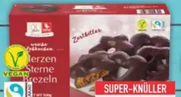 E-Center Weiss Herzen Sterne Brezeln Lebkuchen vegan Angebot