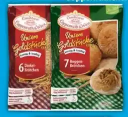 E-Center Coppenrath & Wiese Unsere Goldstücke 6 Dinkelbrötchen Angebot