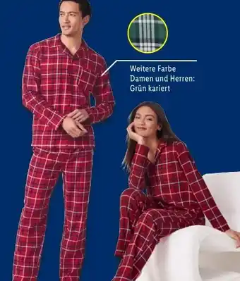 Lidl Esmara Damen Flanell-Pyjama Angebot