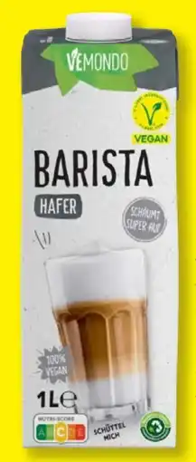 Lidl Vemondo Veganer Barista Haferdrink Angebot