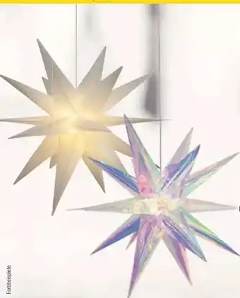 E-Center Edeka zuhause 3D LED Leuchtstern Angebot