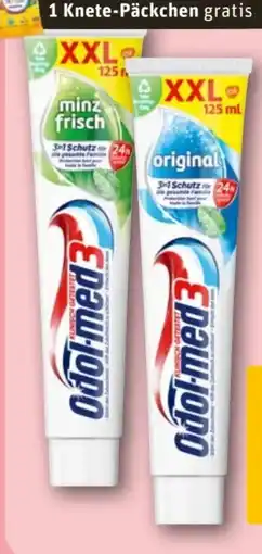 REWE Odol-Med 3 Zahncreme Original XXL Angebot