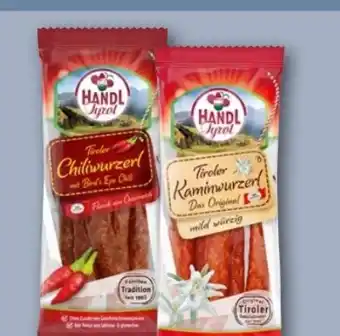 REWE Center Handl Tyrol Kaminwurzerl Angebot