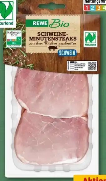 REWE Center Rewe Bio Schweine-Minutensteaks Angebot