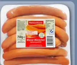 REWE Center Meisterklasse Wiener Würstchen Angebot