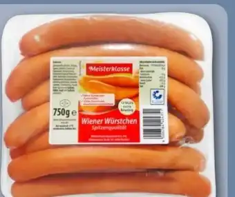 REWE Center Meisterklasse Wiener Würstchen Angebot