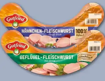 REWE Center Gutfried Hähnchen-Fleischwurst Würzig-Frisch Angebot