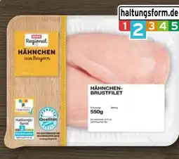 REWE Rewe Regional Hähnchen-Brustfilet Angebot