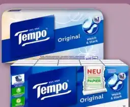 REWE Center Tempo Taschentücher Original Angebot