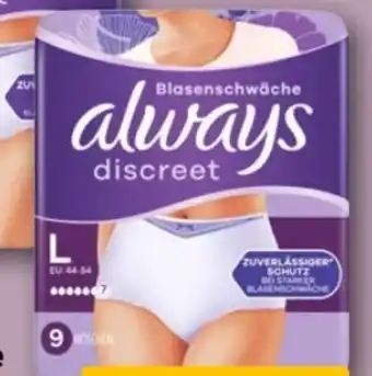 REWE Center Always Discreet Pants Angebot