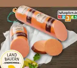 REWE Center Metzgerei Landbauern Schiller Strohschwein Mettwurst Angebot