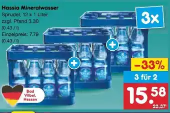 Netto Marken-Discount Hassia Mineralwasser Angebot
