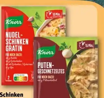 REWE Center Knorr Fix Nudel-Schinken Gratin Angebot