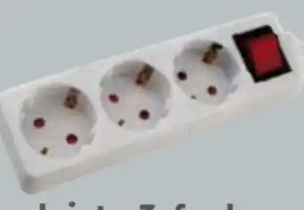 Globus Baumarkt 3-fach-Steckdosenleiste Angebot