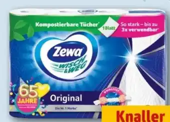 REWE Center Zewa Wisch & Weg Küchentücher Original Angebot