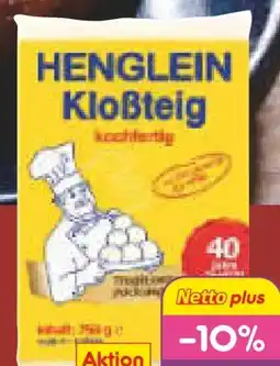 Netto Marken-Discount Henglein Kloßteig Angebot