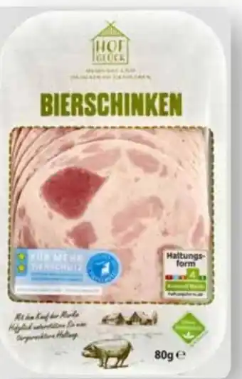 Scheck-in-Center Hofglück Bierschinken Angebot
