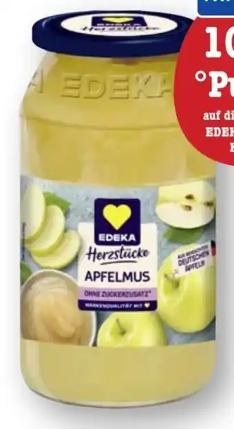 Scheck-in-Center Edeka Herzstücke Apfelmus Angebot