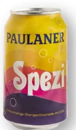 Scheck-in-Center Paulaner Spezi Angebot
