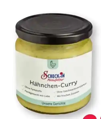 Scheck-in-Center Scheck-in Manufaktur Hähnchen-Curry Angebot