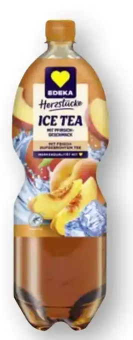 Scheck-in-Center Edeka Herzstücke Ice Tea Pfirsich Angebot