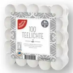 Scheck-in-Center Gut & Günstig Teelichte Angebot