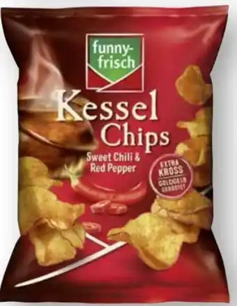 Scheck-in-Center Funny Frisch Kessel Chips Sweet Chili & Red Pepper Angebot