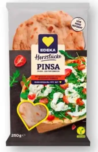 Scheck-in-Center Edeka Herzstücke Pinsa Angebot