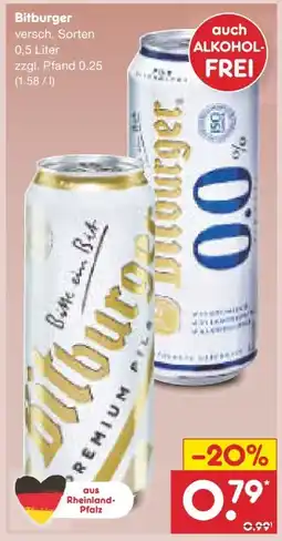 Netto Marken-Discount Bitburger Premium Pils Angebot