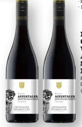 Scheck-in-Center Ortenauer Weinkeller Affentaler Spätburgunder Rotwein Angebot