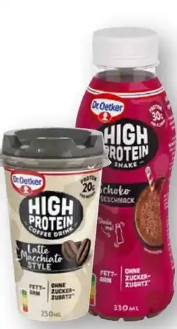 Scheck-in-Center Dr. Oetker High Protein Shake Angebot