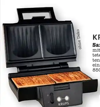 Scheck-in-Center Krups Sandwich-Maker Angebot