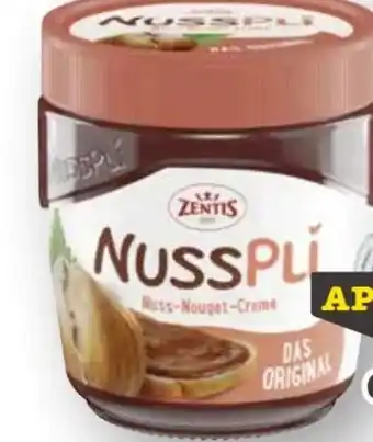 Scheck-in-Center Zentis Nusspli Nuss-Nougat-Creme Angebot