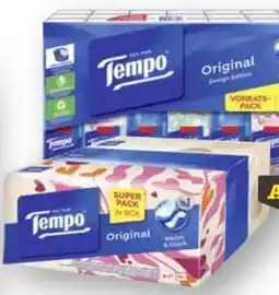 Scheck-in-Center Tempo Taschentücher Original XXL Angebot