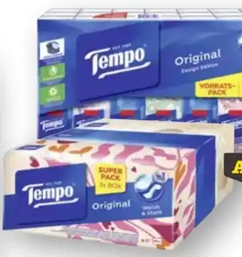 Scheck-in-Center Tempo Taschentücher Original XXL Angebot