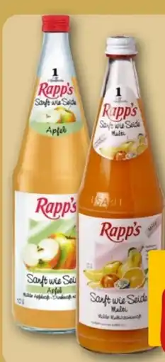 REWE Center Rapp's Kelterei Sanft wie Seide Saft Angebot