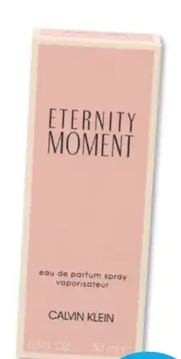 Scheck-in-Center Calvin Klein Eternity Moment for Women EdP Angebot