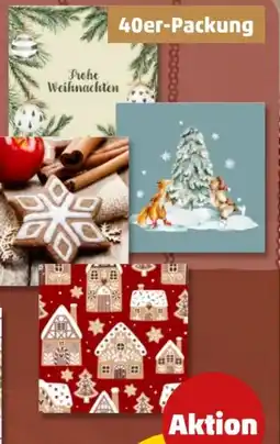 PENNY Servietten Weihnachten Angebot