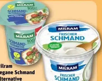 REWE Center Milram 100 % pflanzlich vegane Schmand Alternative Angebot