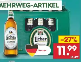 Netto Marken-Discount Licher Premium Pilsner Angebot