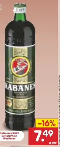 Netto Marken-Discount Flimm Kabänes Kräuterlikör Angebot