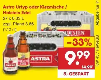 Netto Marken-Discount Brauerei Astra Urtyp Angebot