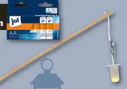 REWE LED Holz Laternenstab Angebot