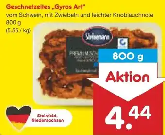 Netto Marken-Discount Geschnetzeltes Gyros Art Angebot