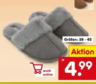 Netto Marken-Discount Herren Pantoletten Angebot