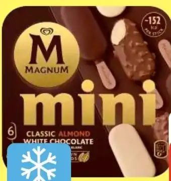Edeka Langnese Magnum Mini Classic Almond White Chocolate Angebot